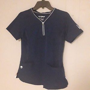 Healing Hands HH360 Sonia Zipper Neckline Scrub Top